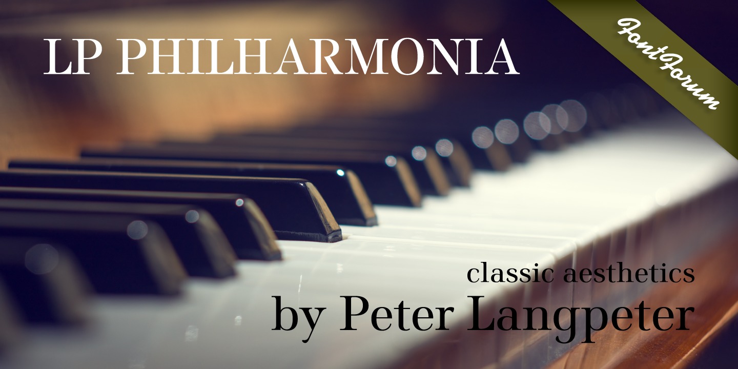 Ejemplo de fuente LP Philharmonia